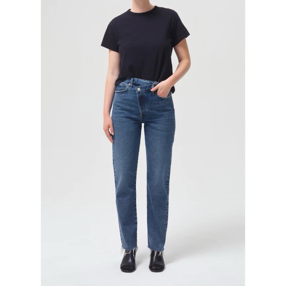 AGOLDE Crisscross Straight Jeans